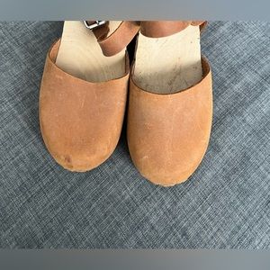 Lotta From Stockholm Tan Leather Mules